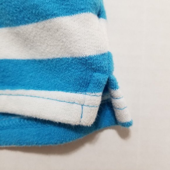 Xhilaration shorts Small striped elastic pull on waist side split loungewear - Picture 5 of 10